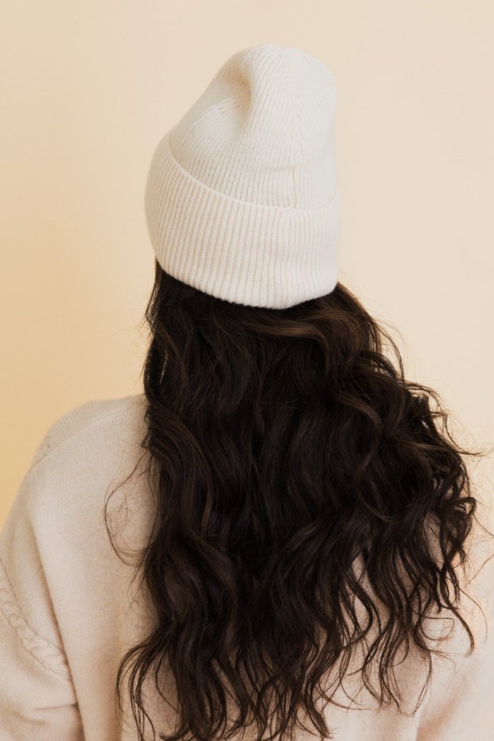 Square Sparkle Smiles Ribbed Beanie - NeoKira Unlimited