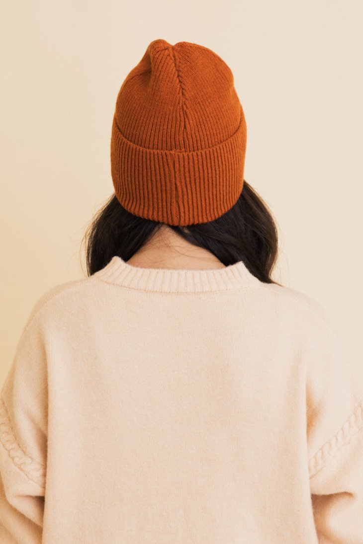 Square Sparkle Smiles Ribbed Beanie - NeoKira Unlimited