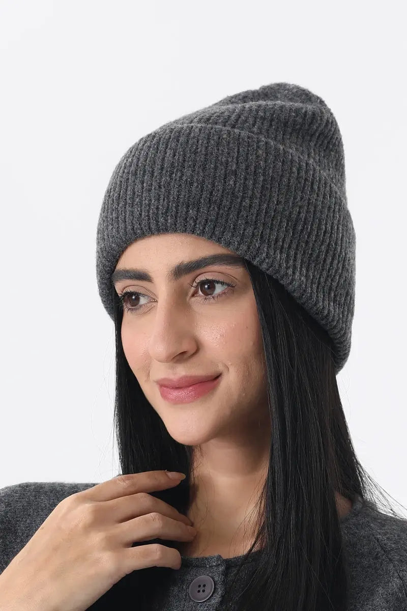 Women Soft Ribbed Cuff Knit Warm Winter Skull Cap ❄️🧸 - NeoKira Unlimited