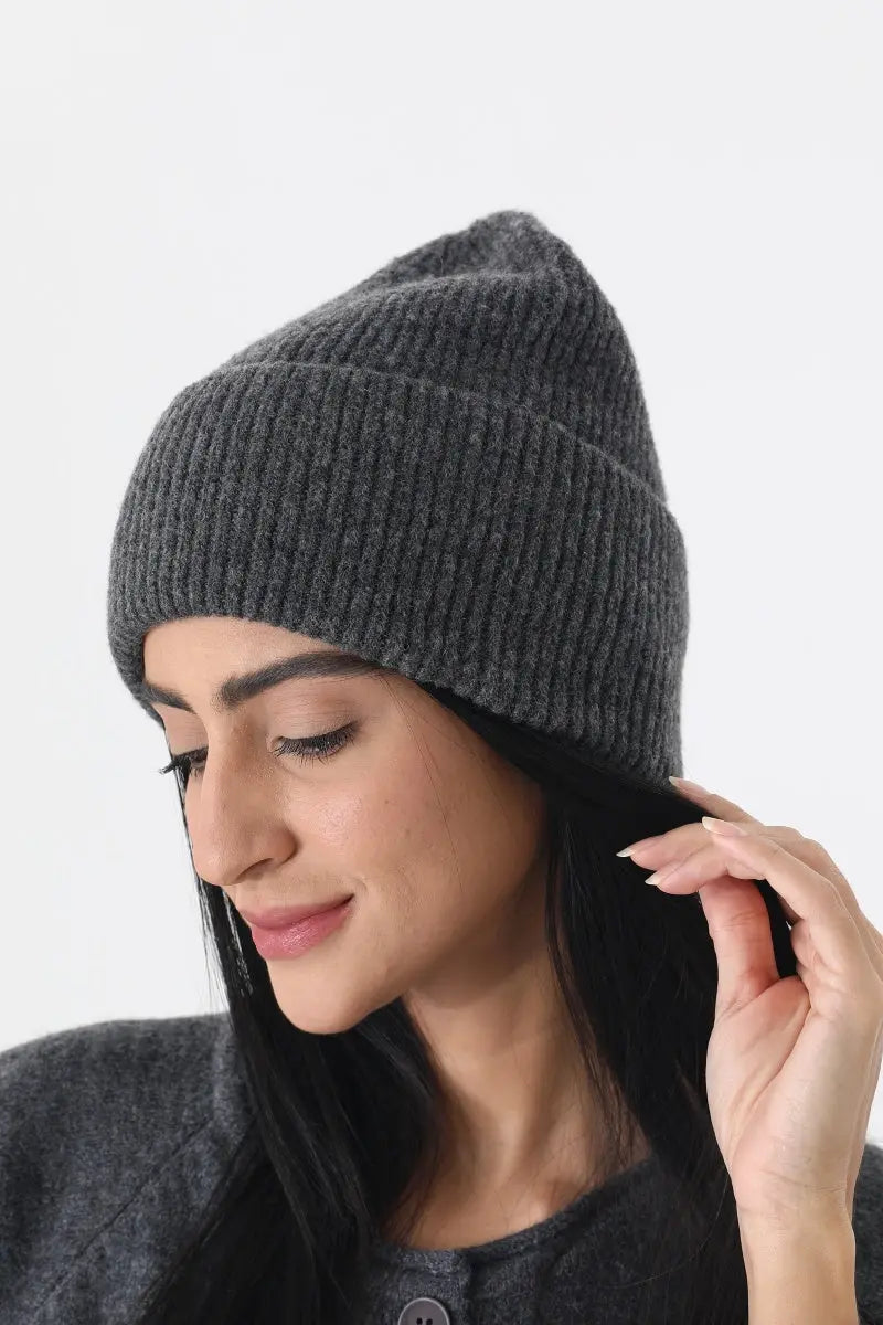 Women Soft Ribbed Cuff Knit Warm Winter Skull Cap ❄️🧸 - NeoKira Unlimited
