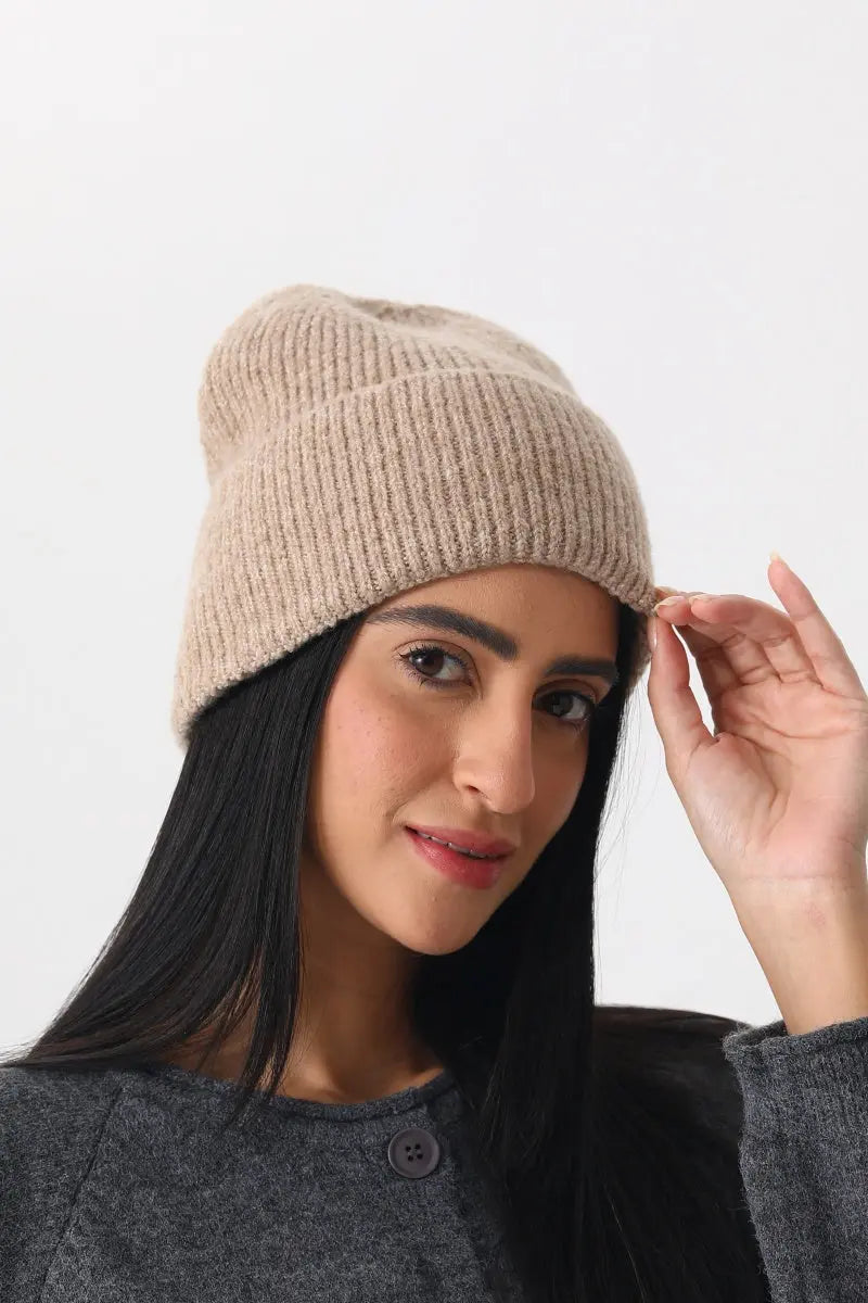 Women Soft Ribbed Cuff Knit Warm Winter Skull Cap ❄️🧸 - NeoKira Unlimited