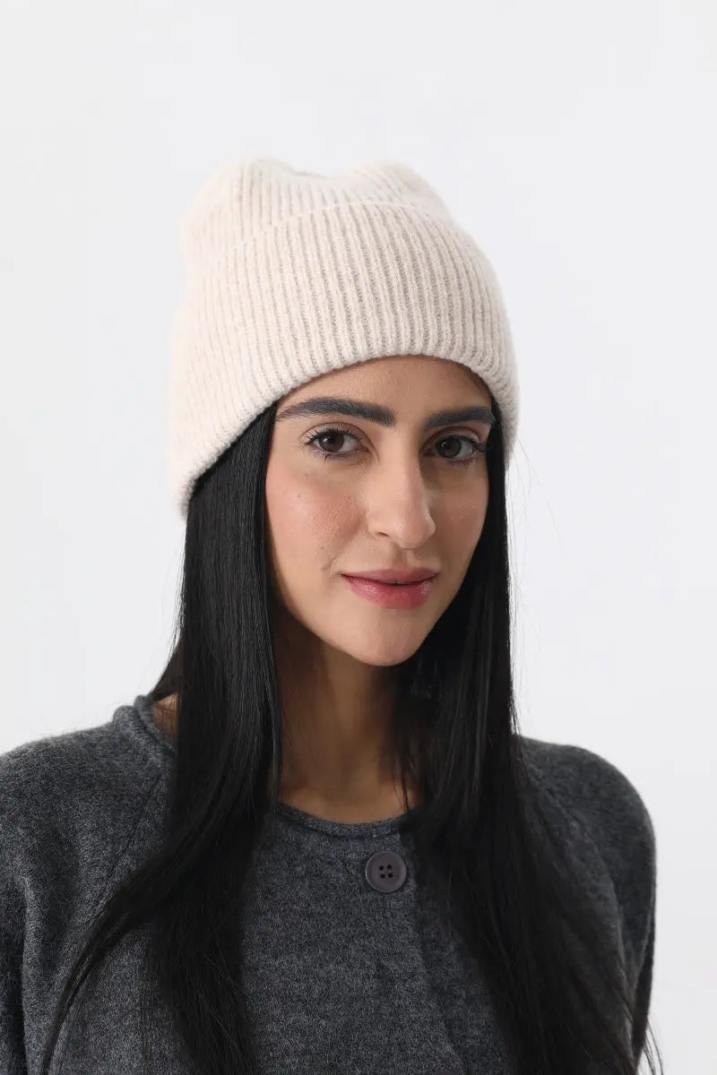 Women Soft Ribbed Cuff Knit Warm Winter Skull Cap ❄️🧸 - NeoKira Unlimited