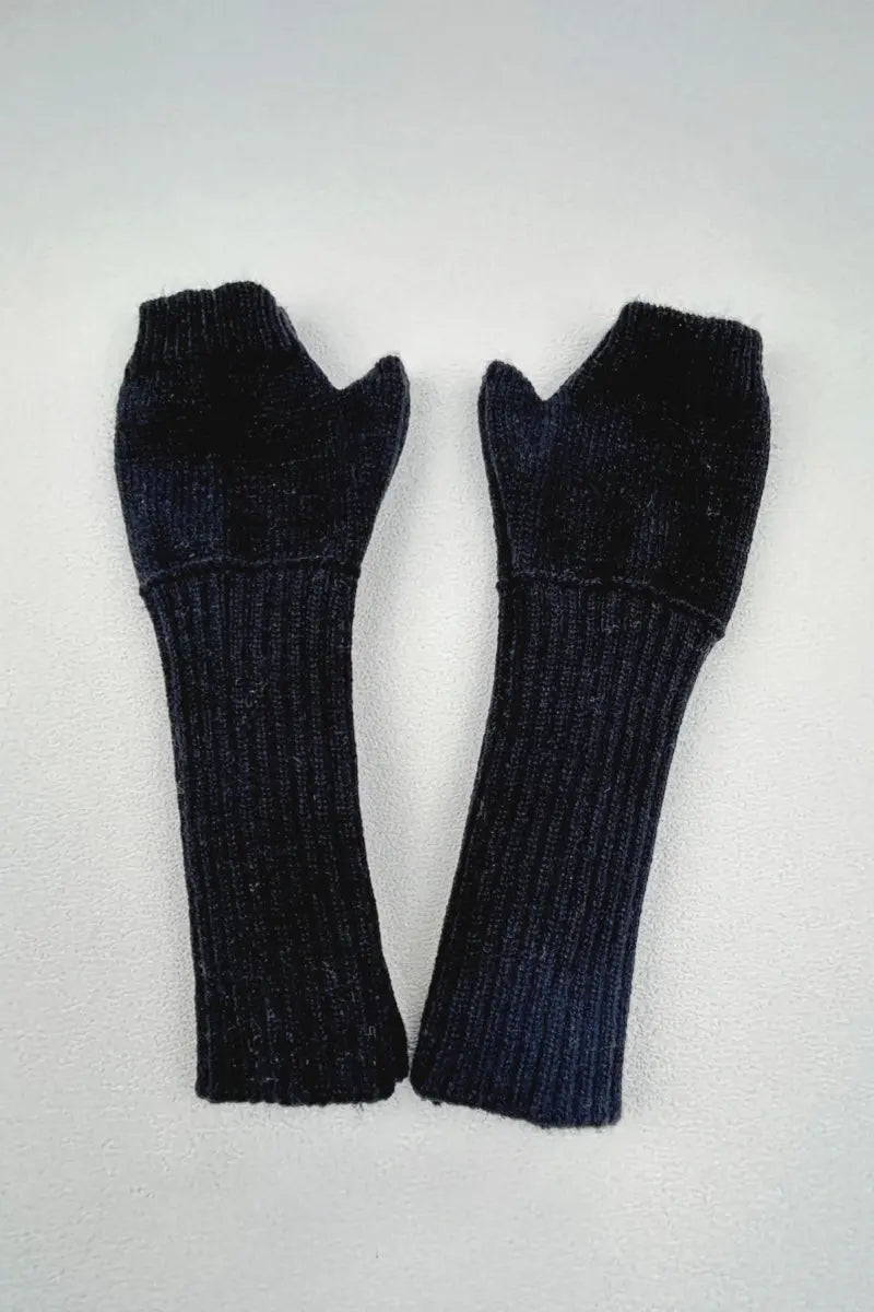 Cozy Ribbed Knit Arm Warmers & Winter Gloves – Stay Warm in Style - NeoKira Unlimited
