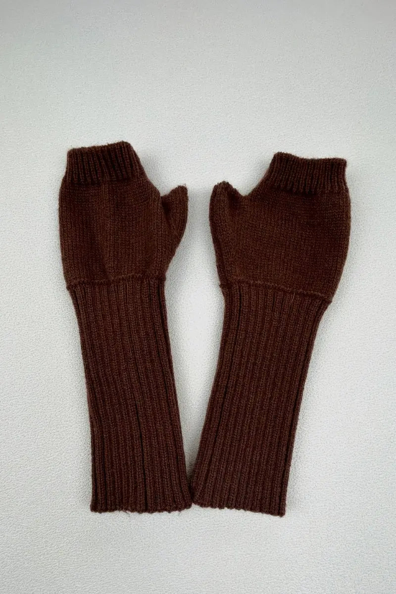 Cozy Ribbed Knit Arm Warmers & Winter Gloves – Stay Warm in Style - NeoKira Unlimited