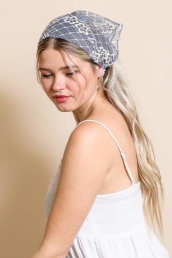 Bohemian Floral Lace Headscarf - NeoKira Unlimited