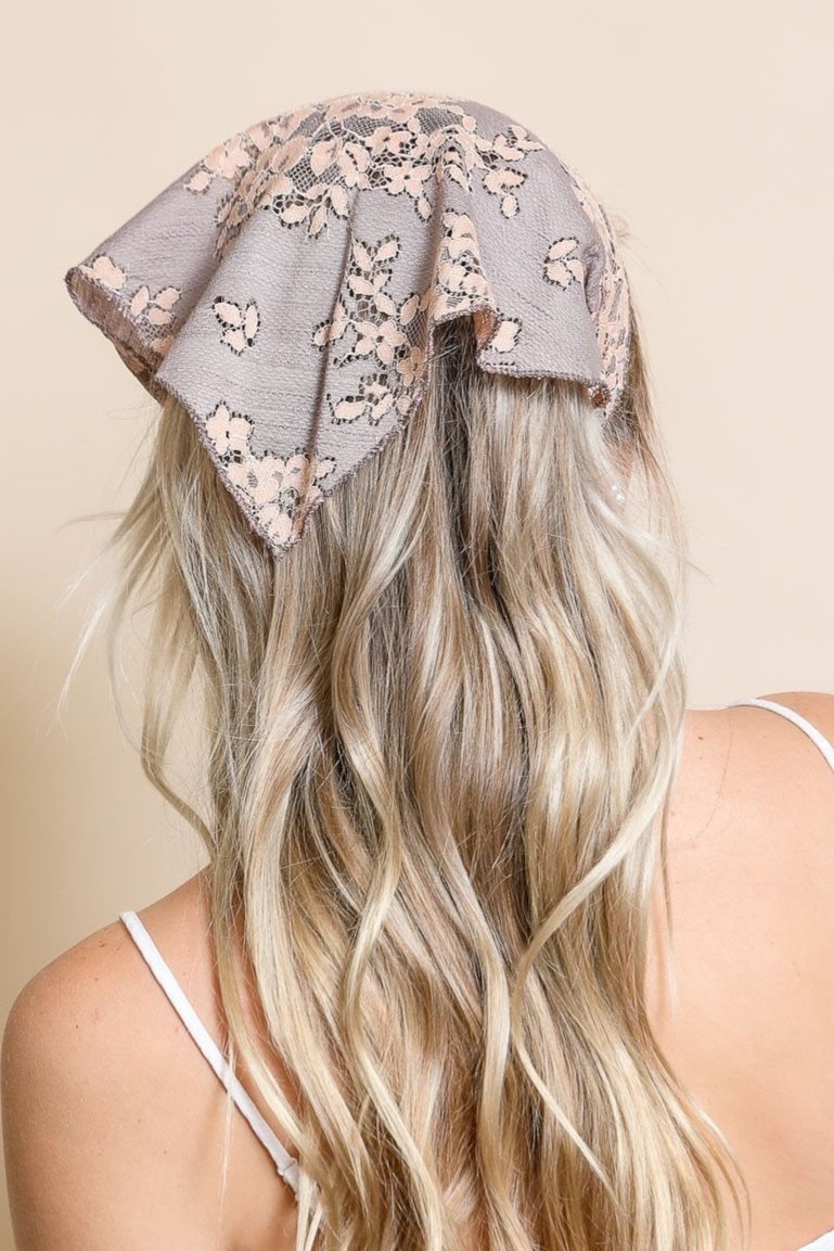 Bohemian Floral Lace Headscarf - NeoKira Unlimited