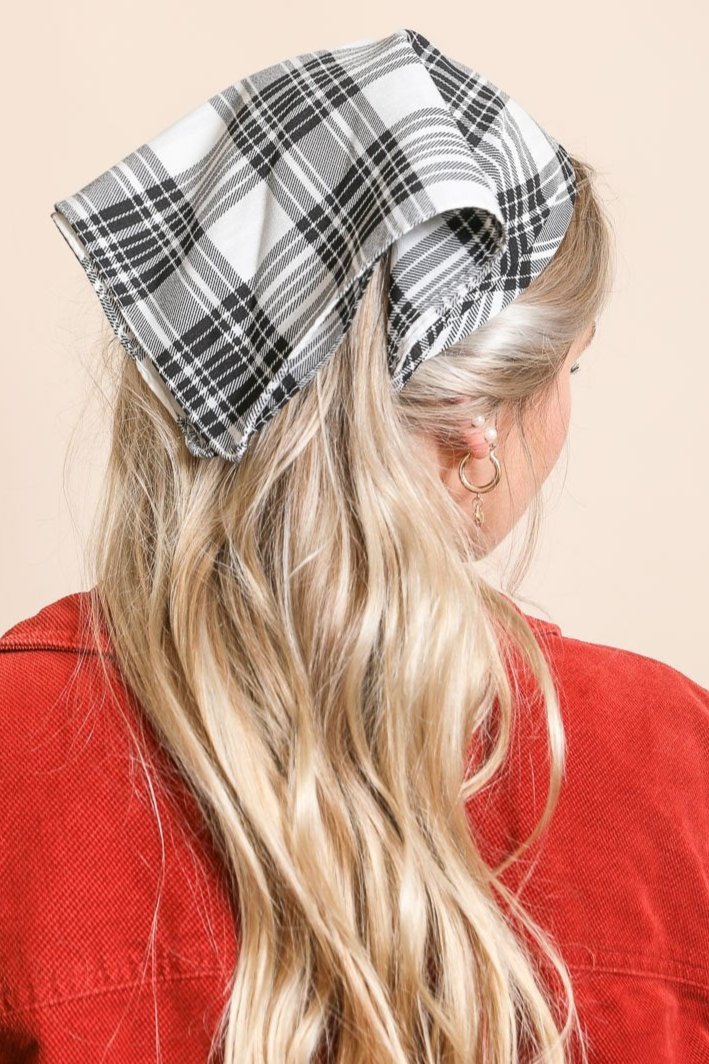 Triangle Flannel Head Scarf - NeoKira Unlimited
