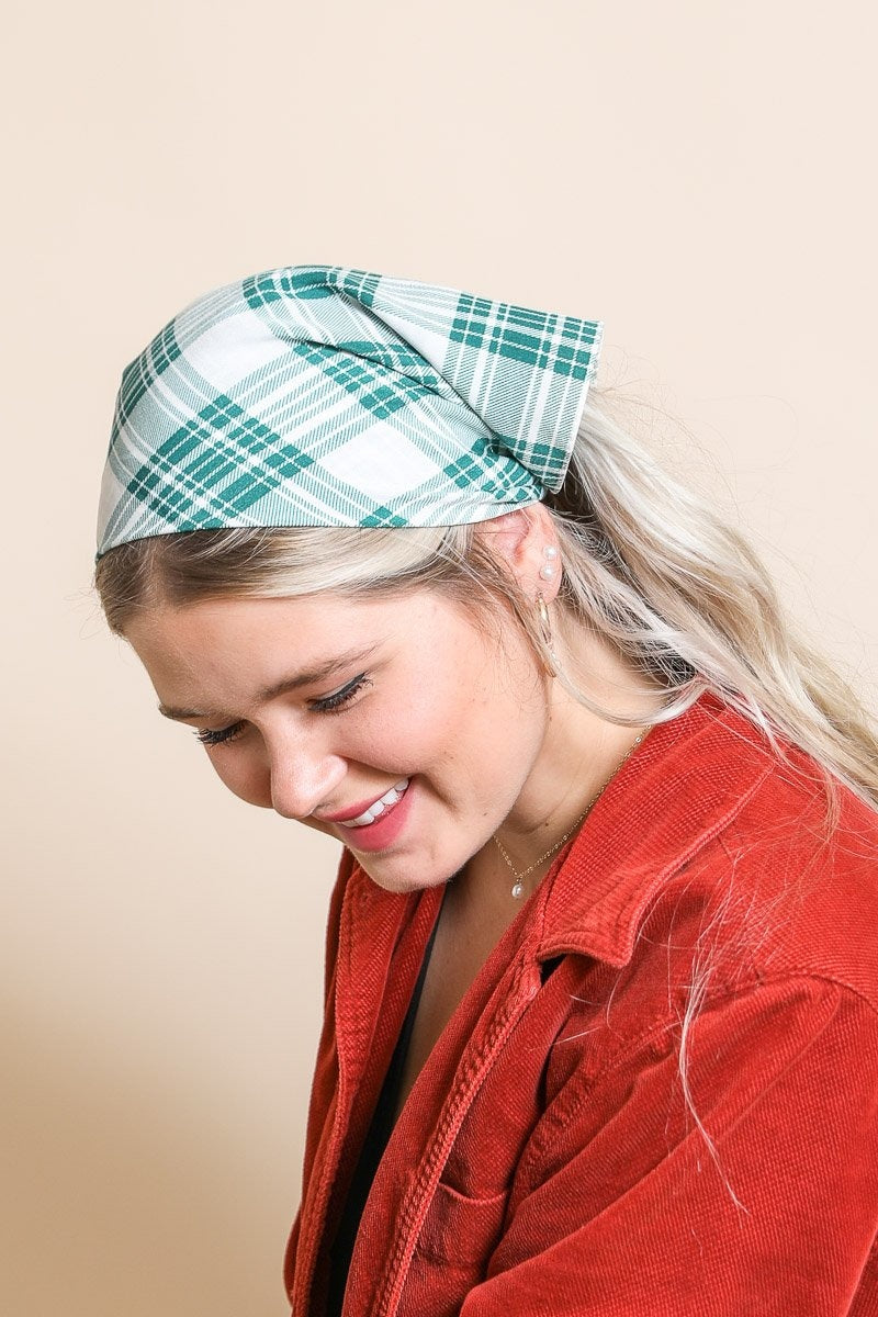 Triangle Flannel Head Scarf Bandanas Leto Collection   