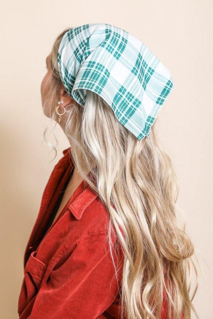 Triangle Flannel Head Scarf - NeoKira Unlimited