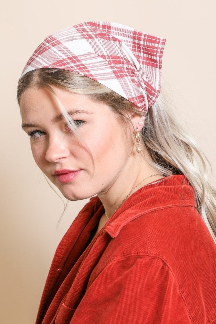 Triangle Flannel Head Scarf - NeoKira Unlimited