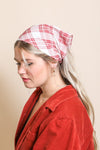 Triangle Flannel Head Scarf Bandanas Leto Collection Mauve  