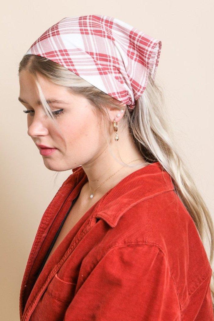 Triangle Flannel Head Scarf - NeoKira Unlimited