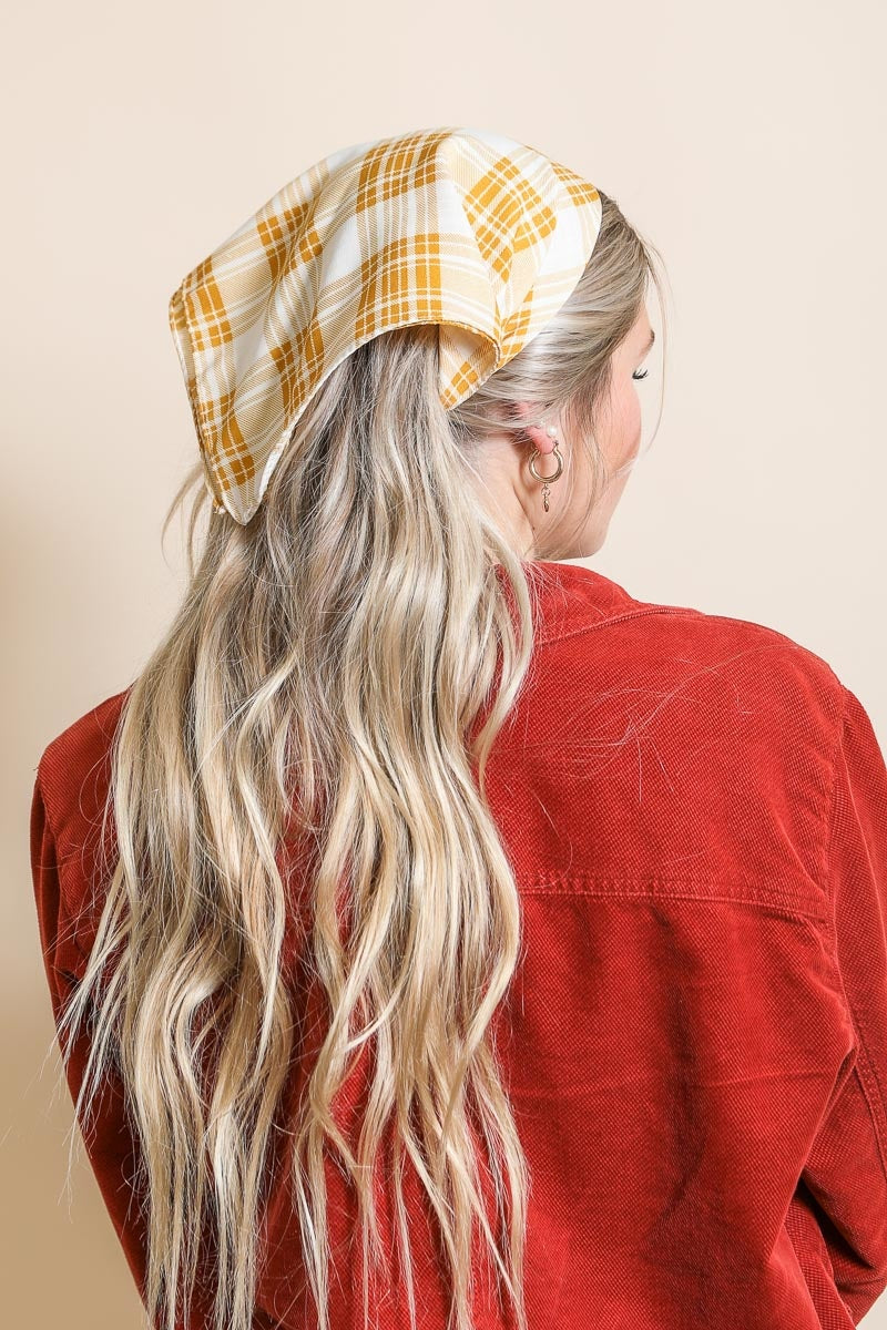 Triangle Flannel Head Scarf Bandanas Leto Collection   