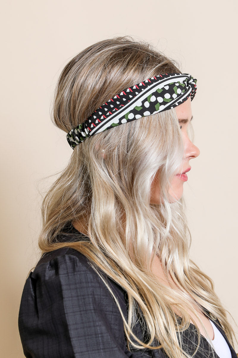 Mod Pattern Twist Headband - Bohemian, Chic, Versatile - NeoKira Unlimited