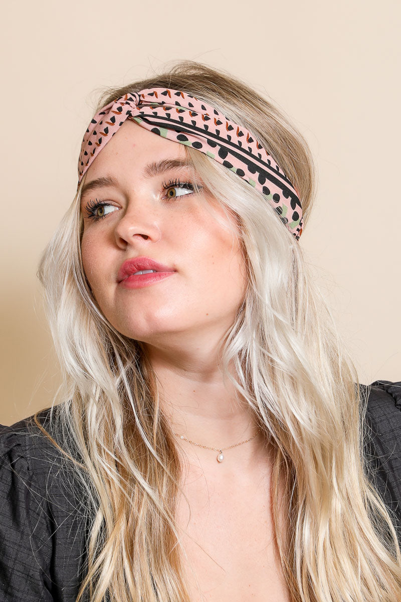 Mod Pattern Twist Headband - Bohemian, Chic, Versatile - NeoKira Unlimited