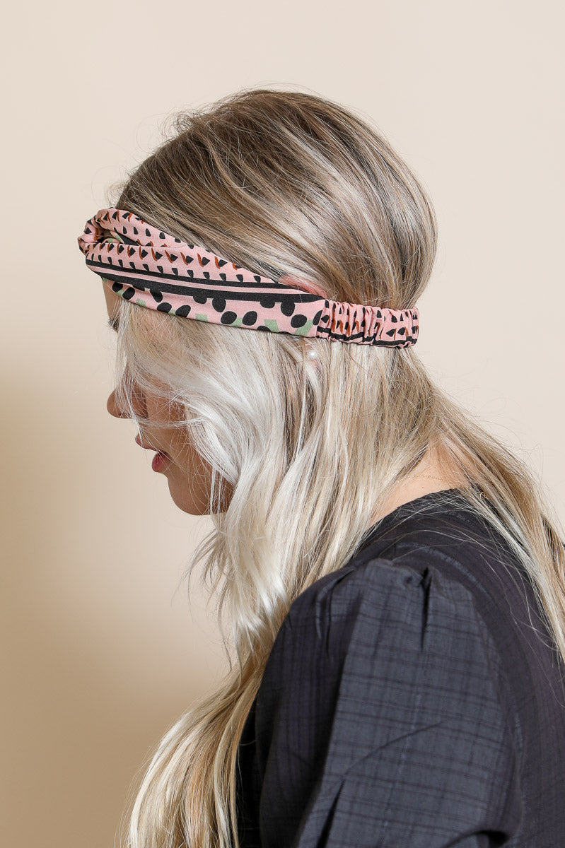 Mod Pattern Twist Headband - Bohemian, Chic, Versatile - NeoKira Unlimited