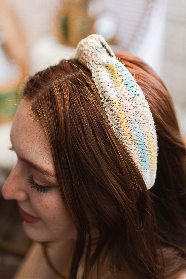 Twine Woven Knotted Headband – Rustic Elegance - NeoKira Unlimited