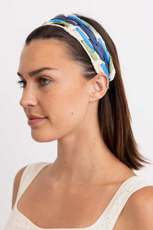 Summer Vibes Multicolor Braided Headband - NeoKira Unlimited