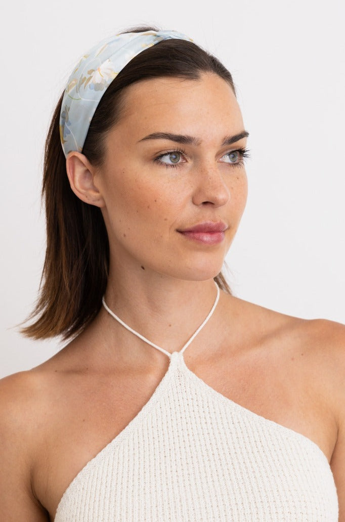 Secret Garden Satin Smooth Floral Headband - NeoKira Unlimited