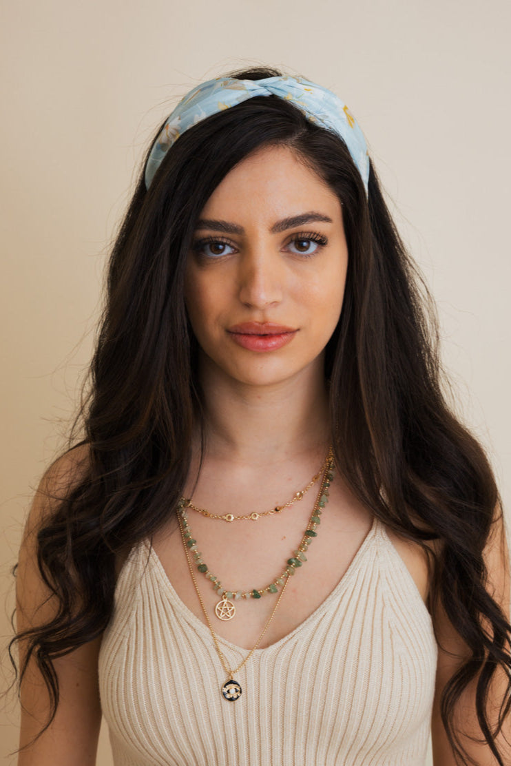Satin Smooth Floral Headband - NeoKira Unlimited