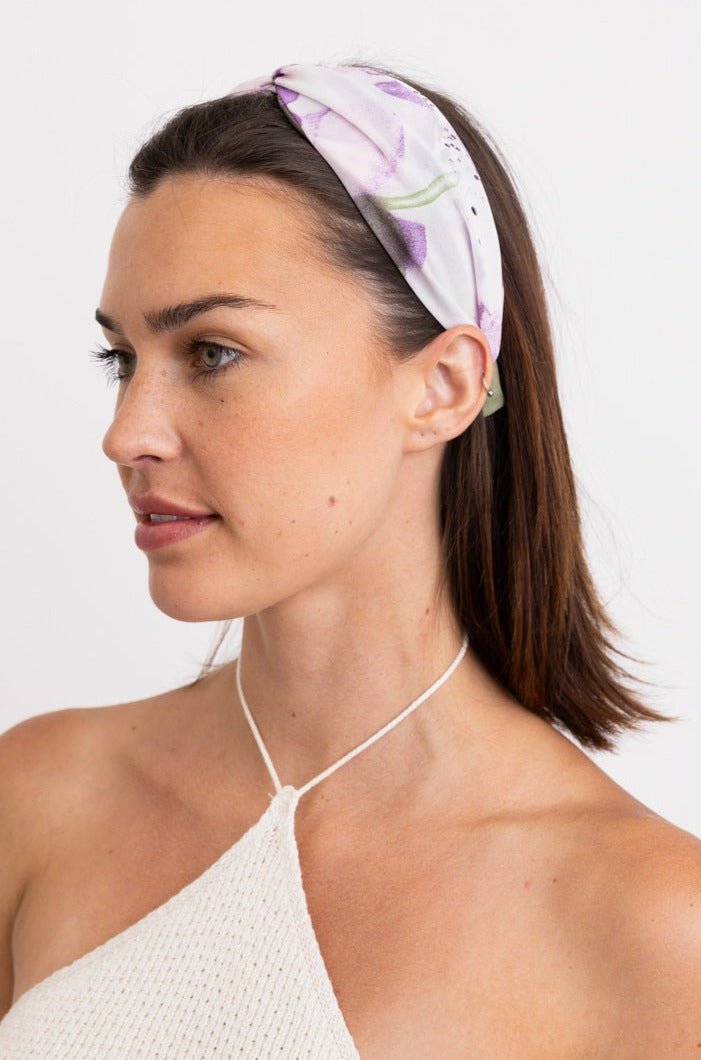 Cosmic Marbled Tie Dye Chiffon Headband - NeoKira Unlimited