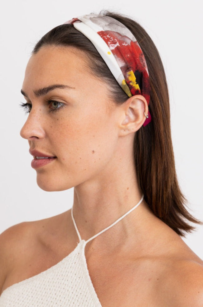 Cosmic Marbled Tie Dye Chiffon Headband - NeoKira Unlimited