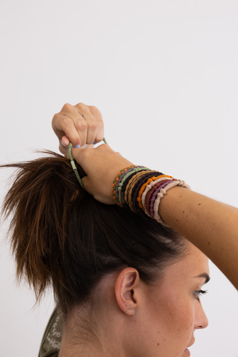 Braided Hair Tie Bracelets – Stackable Boho Set - NeoKira Unlimited