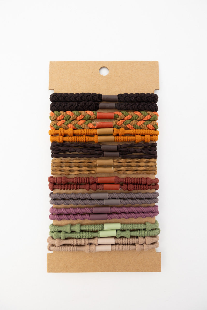 Braided Hair Tie Bracelets – Stackable Boho Set - NeoKira Unlimited