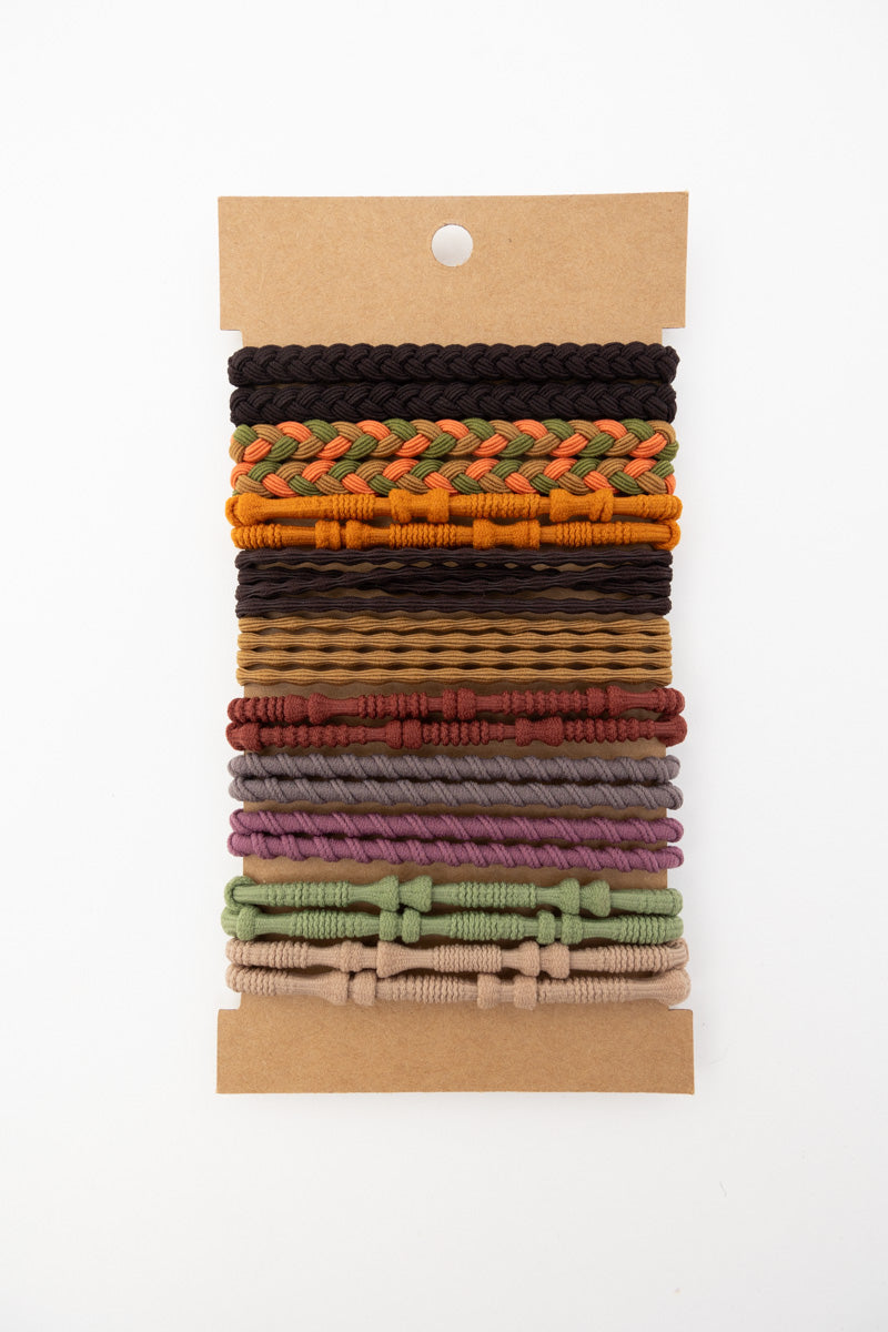 Braided Hair Tie Bracelets – Stackable Boho Set - NeoKira Unlimited