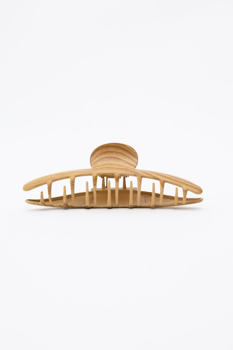 Nature-Inspired Hair Claw Clip – Wood Grain Elegance - NeoKira Unlimited