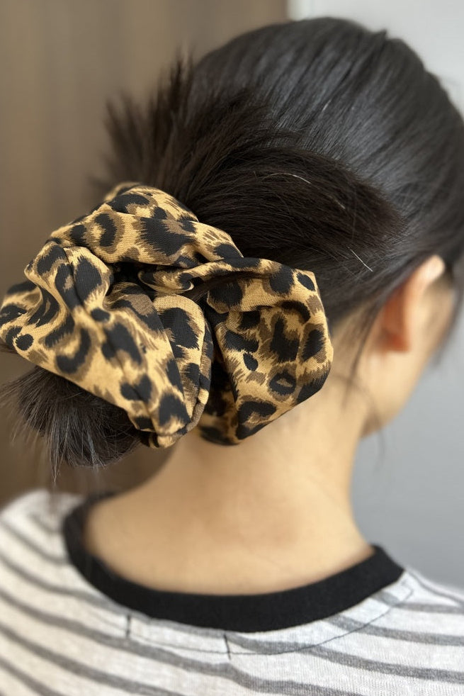 Leopard Print Scrunchies – Wild Animal Hair Rings - NeoKira Unlimited