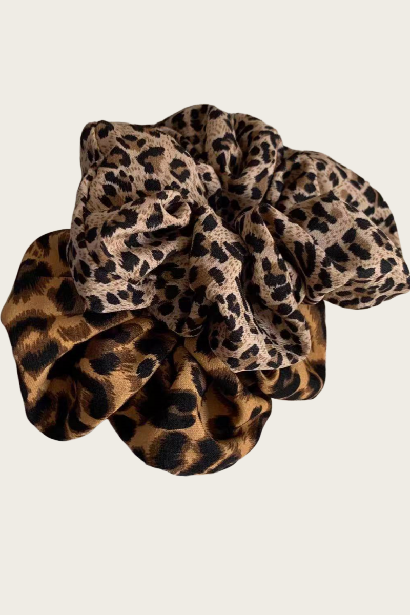 Leopard Print Scrunchies – Wild Animal Hair Rings - NeoKira Unlimited