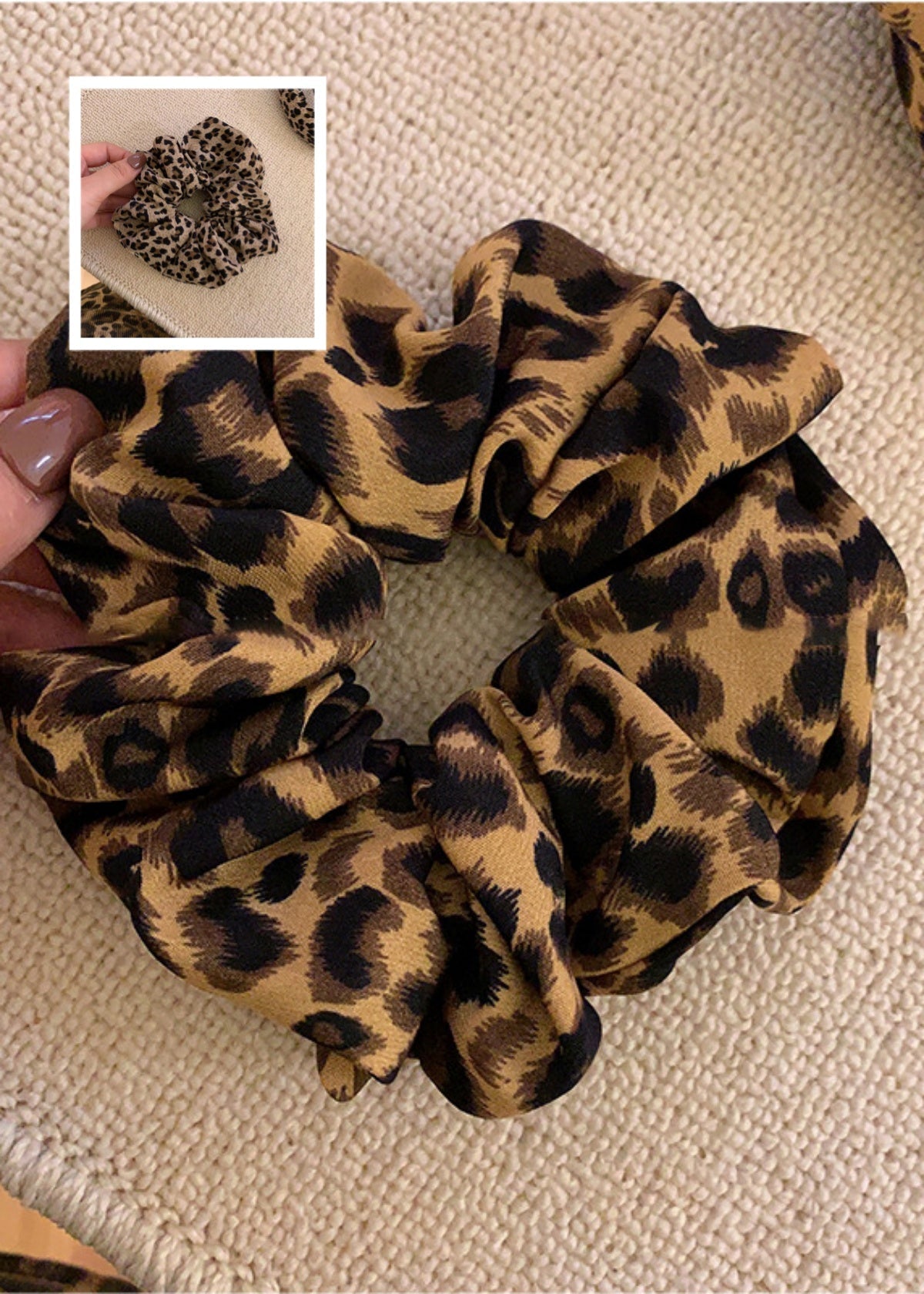 Leopard Print Scrunchies – Wild Animal Hair Rings - NeoKira Unlimited