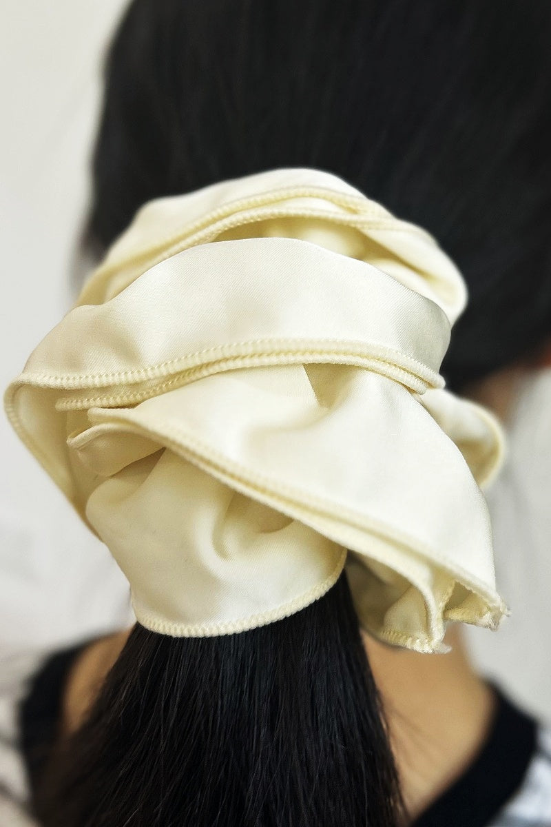 Parisian Satin Scrunchies – Retro Hair Ties with Luxe Feel - NeoKira Unlimited