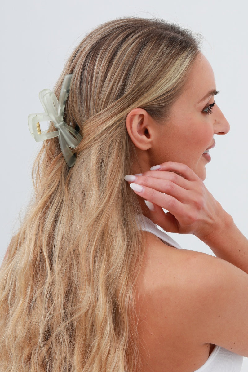Solid Bow Hair Clip – Everyday Style Accent - NeoKira Unlimited