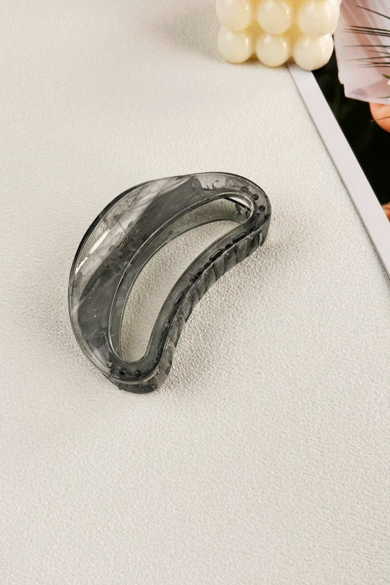 Crescent Moon Hair Clip – Minimalist Curve Design - NeoKira Unlimited