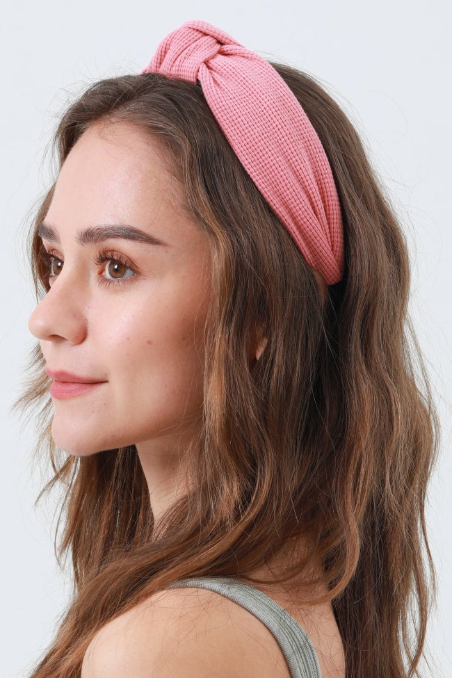 Waffle Texture Knit Headband – Cozy & Chic Hair Wrap - NeoKira Unlimited
