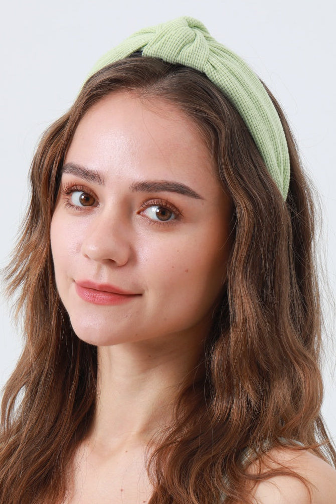 Waffle Texture Knit Headband – Cozy & Chic Hair Wrap - NeoKira Unlimited