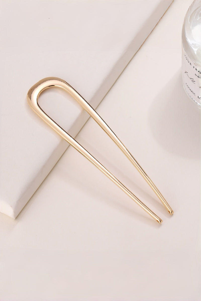 Women Minimalist Metal U Shaped Hair Pin For Bun Updo - NeoKira Unlimited