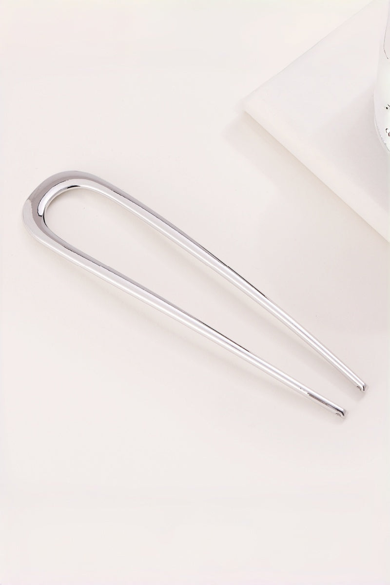 Women Minimalist Metal U Shaped Hair Pin For Bun Updo - NeoKira Unlimited