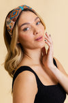 Wild West Charm Beaded Embroidered Headband Headbands Leto Collection   