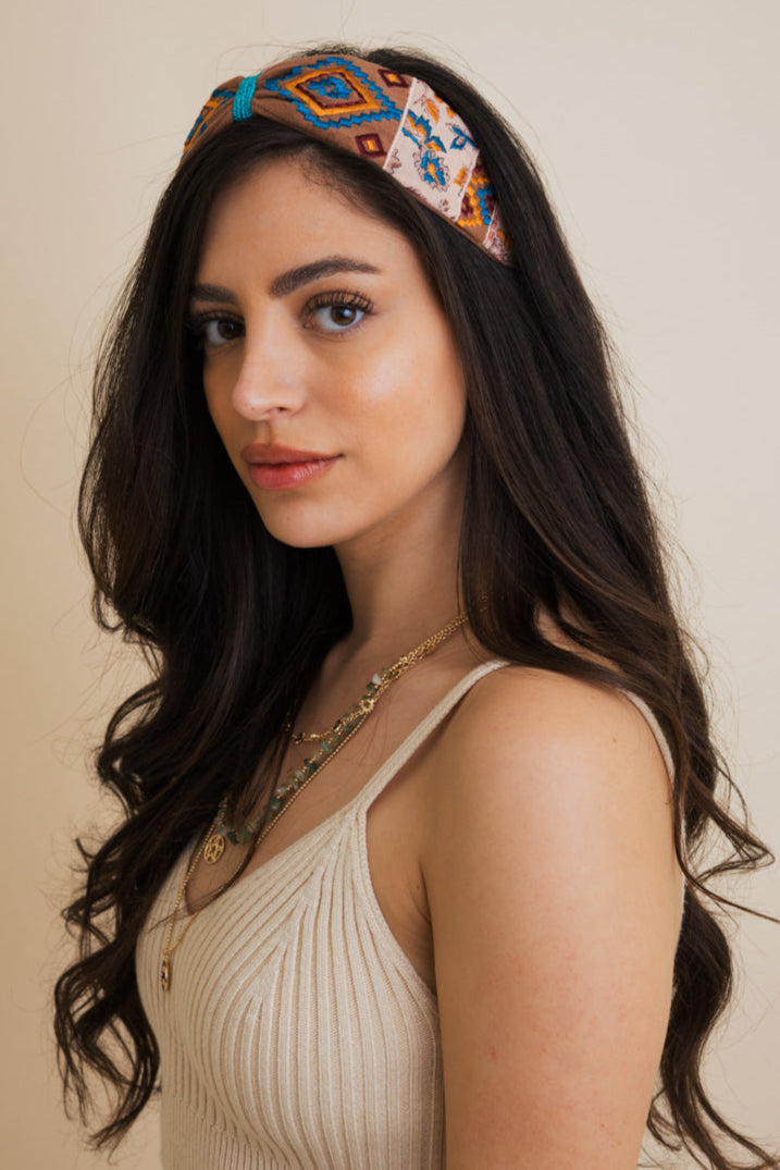 Charm Beaded Embroidered Headband - NeoKira Unlimited