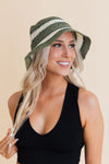 Woven Wonders Striped Sun Weave Hat Hats Leto Collection   