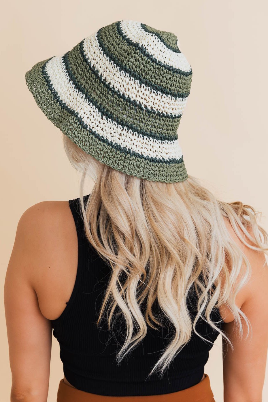 Woven Wonders Striped Sun Weave Hat - NeoKira Unlimited