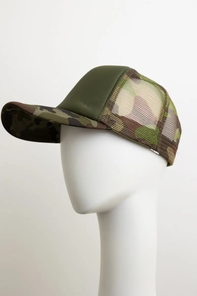 Ultimate Camouflage Mesh Back Trucker Hat - NeoKira Unlimited