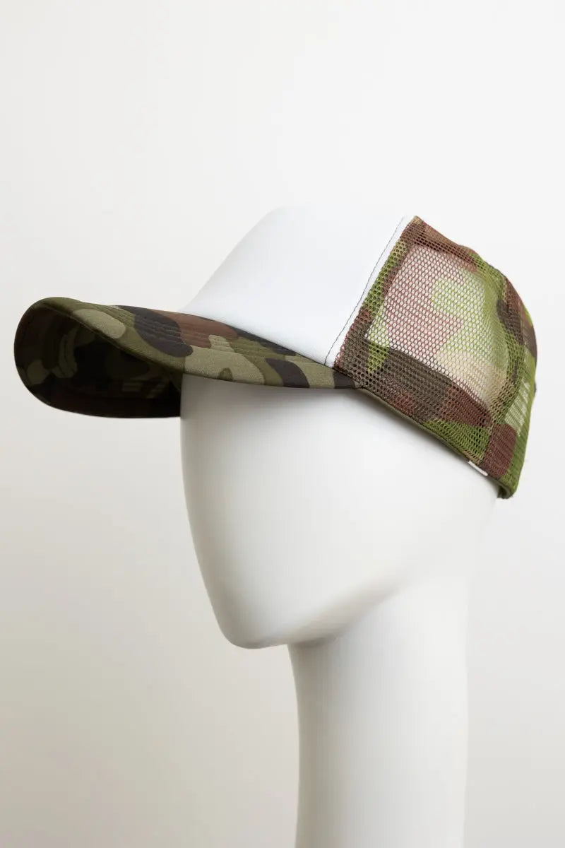 Ultimate Camouflage Mesh Back Trucker Hat - NeoKira Unlimited