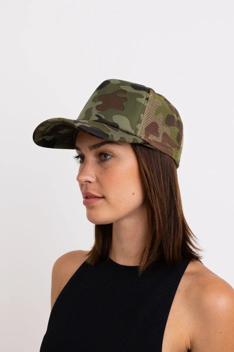 Ultimate Camouflage Mesh Back Trucker Hat - NeoKira Unlimited