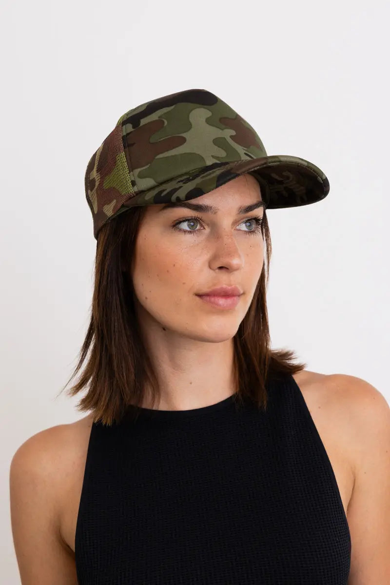 Ultimate Camouflage Mesh Back Trucker Hat - NeoKira Unlimited