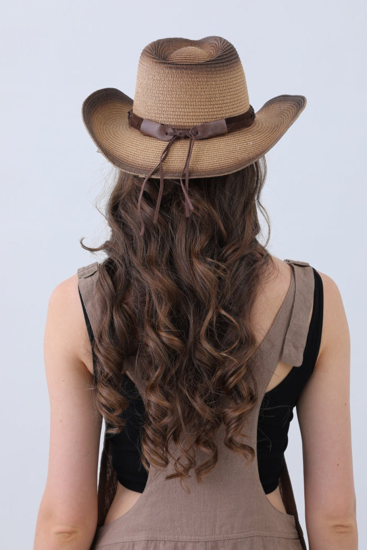 Rustic Star-Embellished Cowboy Hat – Timeless Western Charm - NeoKira Unlimited