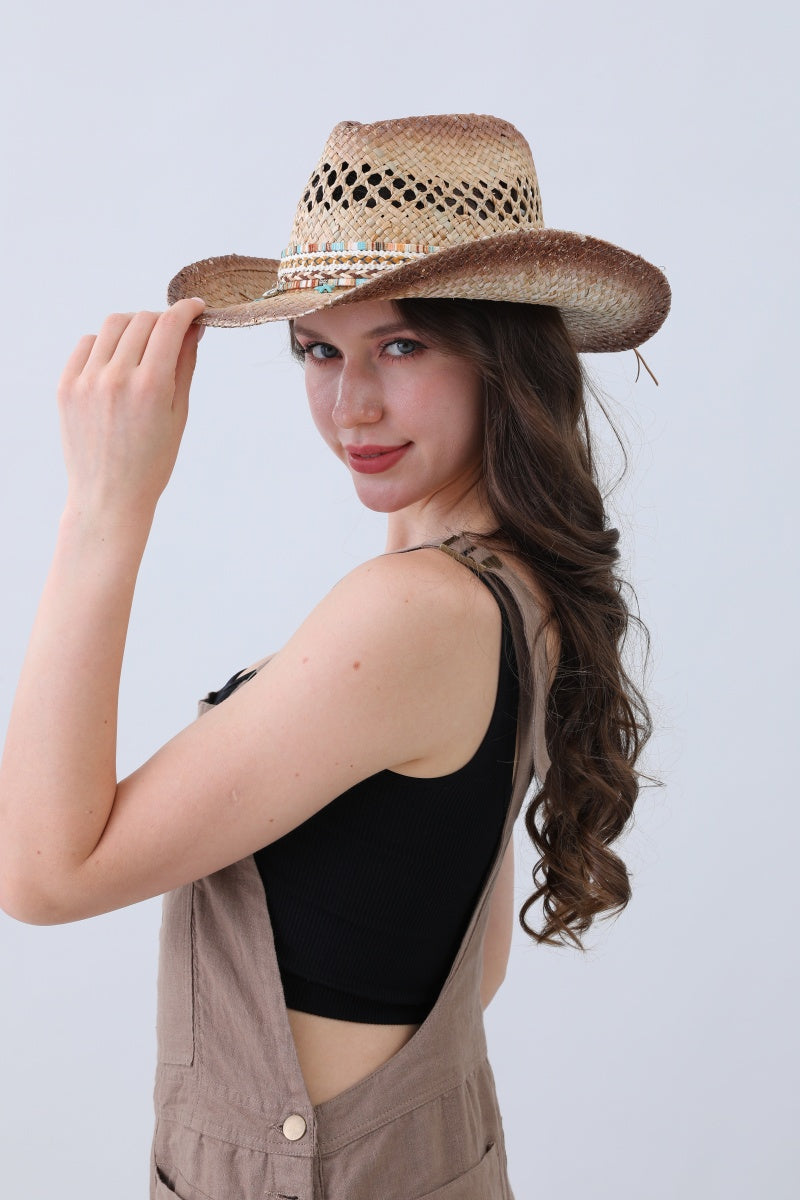 Braided Rope Cowboy Hat – Free-Spirited Western Style - NeoKira Unlimited